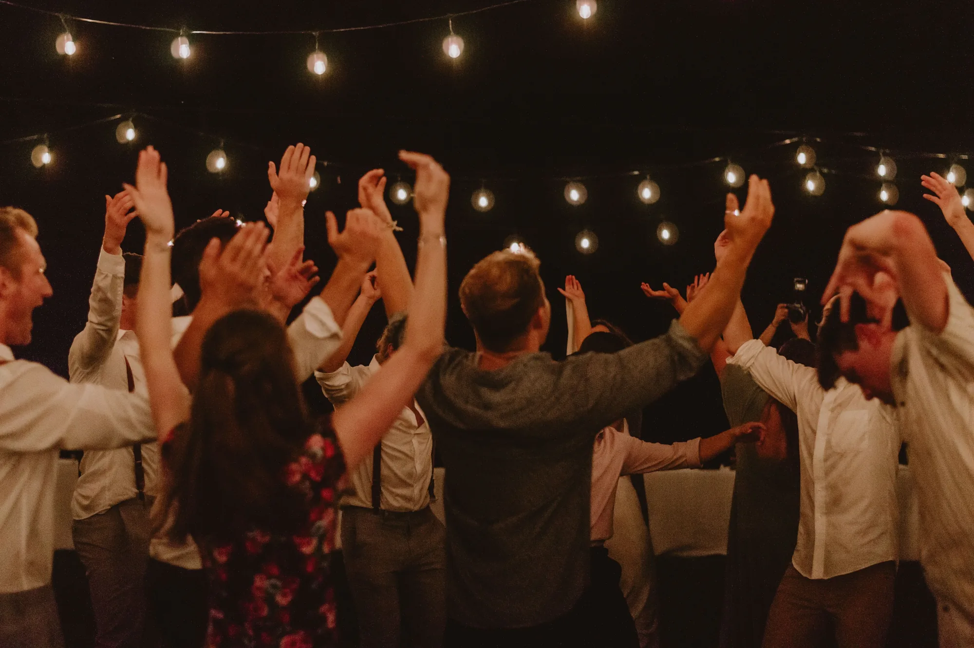 Wedding DJ in Prague - guests dancing at a wedding party